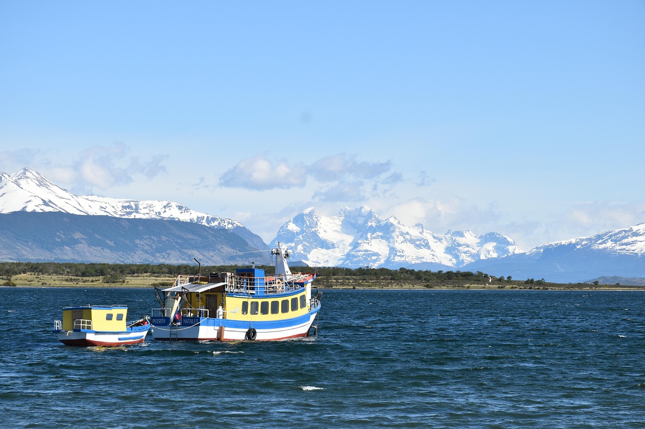 Scenic boat trip in the fjords